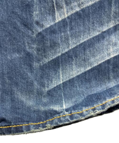 錦（ニシキ）錦 (ニシキ) エヴァンゲリオン (エヴァンゲリオン) 刺繍デニムパンツ インディゴ サイズ:32の古着・服飾アイテム