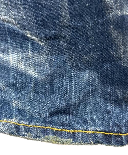 錦（ニシキ）錦 (ニシキ) エヴァンゲリオン (エヴァンゲリオン) 刺繍デニムパンツ インディゴ サイズ:32の古着・服飾アイテム