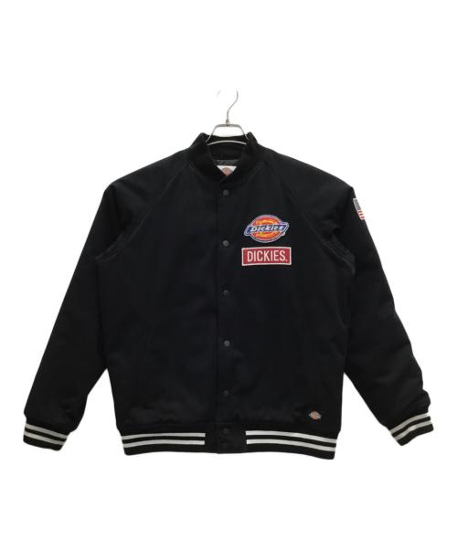 Dickies（ディッキーズ）Dickies (ディッキーズ) スタジャン ブラック×ホワイト サイズ:XLの古着・服飾アイテム