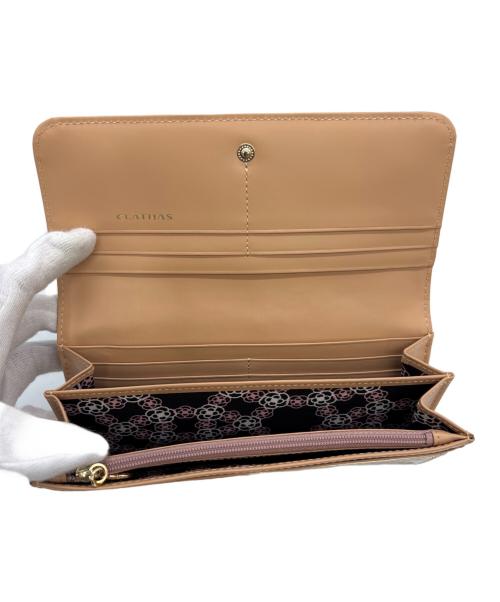 CLATHAS（クレイサス）CLATHAS (クレイサス) 長財布 ゴールドの古着・服飾アイテム