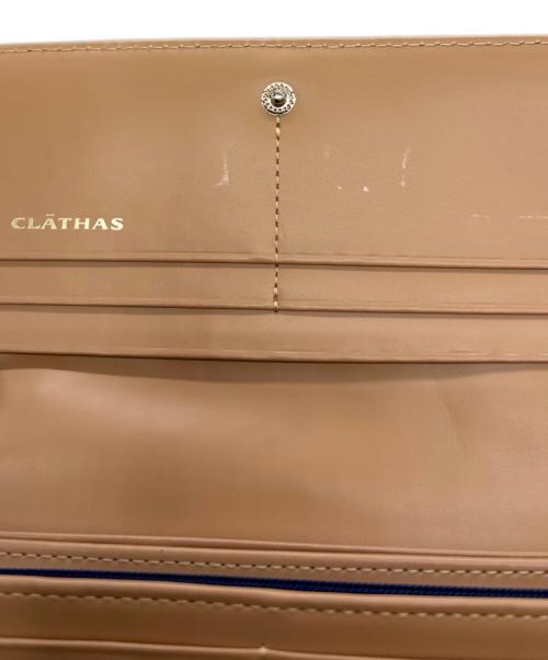 CLATHAS（クレイサス）CLATHAS (クレイサス) 長財布 ネイビーの古着・服飾アイテム