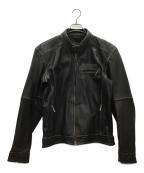 HARLEY-DAVIDSONハーレーダビッドソン）の古着「ライダースジャケット」｜ブラウン