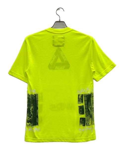 PALACE（パレス）PALACE (パレス) ANARCHIC ADJUSTMENT (アナ-キックアジャストメント) Tシャツ 黄緑 サイズ:Sの古着・服飾アイテム