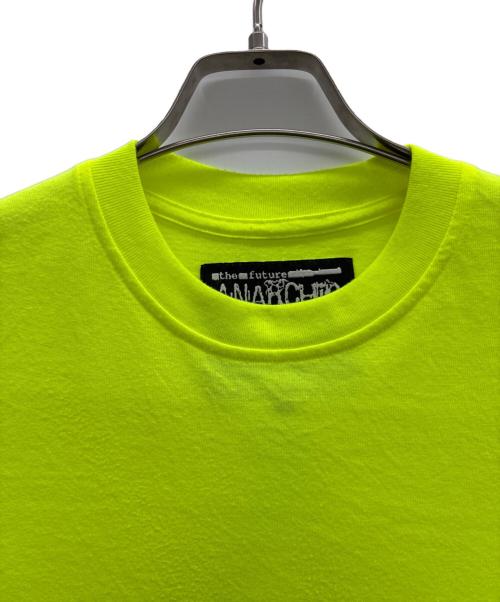PALACE（パレス）PALACE (パレス) ANARCHIC ADJUSTMENT (アナ-キックアジャストメント) Tシャツ 黄緑 サイズ:Sの古着・服飾アイテム