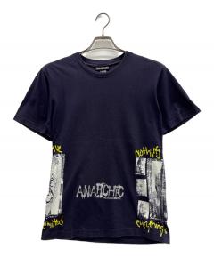 R*k様 ANARCHIC ADJUSTMENTグラフィックTシャツ ブラック 中古・古着通販】ANARCHIC ADJUSTMENT (アナーキック・アジャスト
