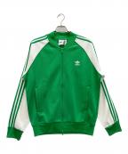 adidasアディダス）の古着「ジップジャージ」｜グリーン