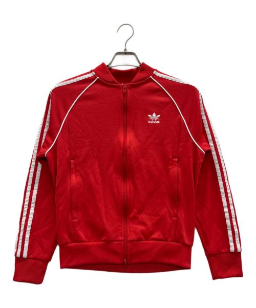 adidas（アディダス）adidas (アディダス) トラックジャケット レッド サイズ:Mの古着・服飾アイテム