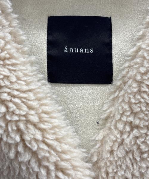 anuans（アニュアンス）anuans (アニュアンス) ボンディングボアコート ベージュ サイズ:Freeの古着・服飾アイテム