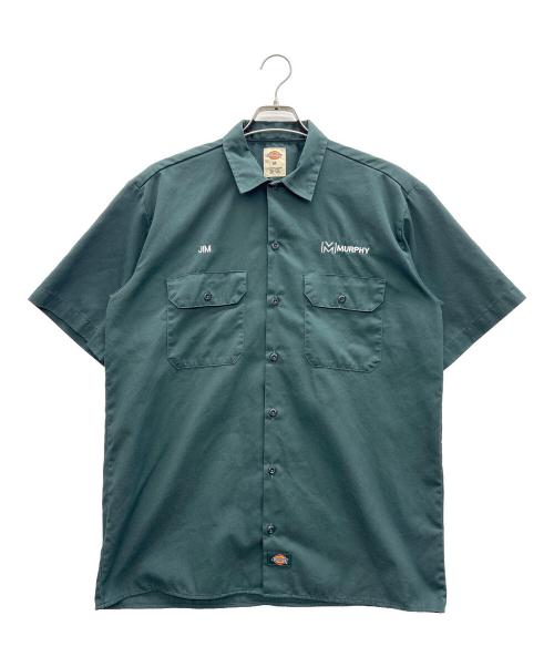 Dickies（ディッキーズ）Dickies (ディッキーズ) ワークシャツ グリーン サイズ:Mの古着・服飾アイテム