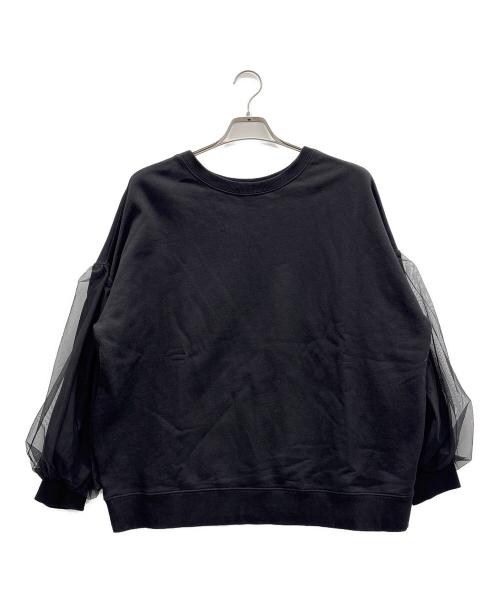 Loungedress（ラウンジドレス）Loungedress (ラウンジドレス) チュールスウェット ブラック サイズ:Freeの古着・服飾アイテム