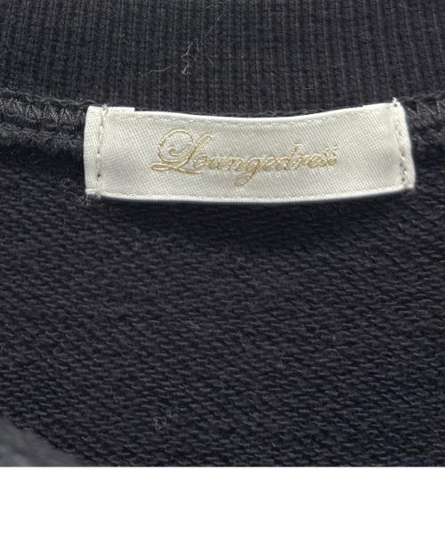 Loungedress（ラウンジドレス）Loungedress (ラウンジドレス) チュールスウェット ブラック サイズ:Freeの古着・服飾アイテム