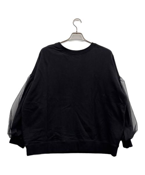 Loungedress（ラウンジドレス）Loungedress (ラウンジドレス) チュールスウェット ブラック サイズ:Freeの古着・服飾アイテム