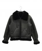 Liugoo Leathersリューグーレザーズ）の古着「ムートンジャケット」｜グレー