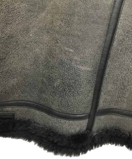 Liugoo Leathers（リューグーレザーズ）Liugoo Leathers (リューグーレザーズ) ムートンジャケット グレー サイズ:XLの古着・服飾アイテム