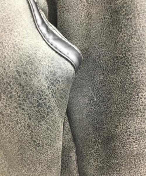 Liugoo Leathers（リューグーレザーズ）Liugoo Leathers (リューグーレザーズ) ムートンジャケット グレー サイズ:XLの古着・服飾アイテム