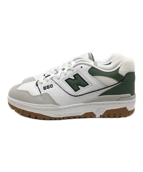 NEW BALANCE（ニューバランス）NEW BALANCE (ニューバランス) 550 ホワイト×グリーン サイズ:23の古着・服飾アイテム