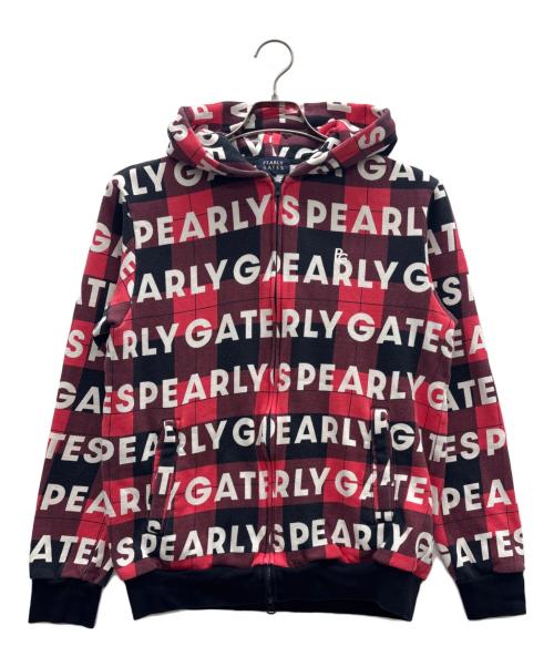 PEARLY GATES（パーリーゲイツ）PEARLY GATES (パーリーゲイツ) ジップパーカー ピンク サイズ:5の古着・服飾アイテム