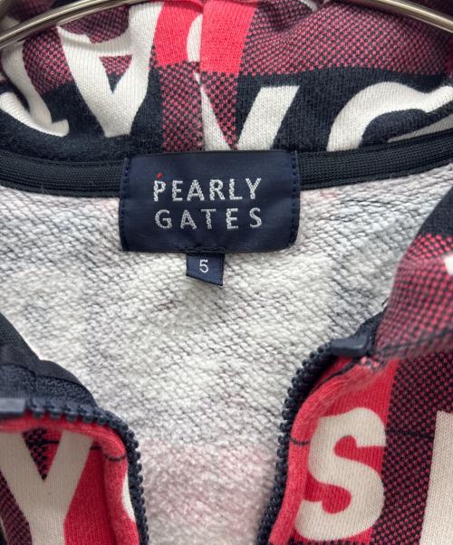 PEARLY GATES（パーリーゲイツ）PEARLY GATES (パーリーゲイツ) ジップパーカー ピンク サイズ:5の古着・服飾アイテム