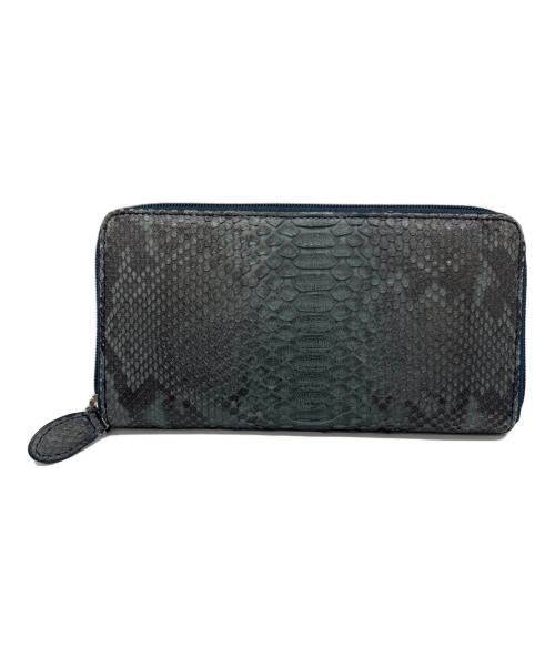 NOBLAND（ノーブランド）NOBLAND (ノーブランド) 長財布 グレーの古着・服飾アイテム