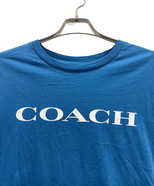 COACH（コーチ）COACH (コーチ) ロングスリーブカットソー ブルー サイズ:Mの古着・服飾アイテム