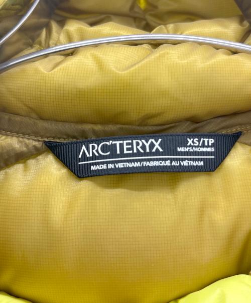 ARC'TERYX（アークテリクス）ARC'TERYX (アークテリクス) ダウンジャケット　セリウムフーディM イエロー サイズ:XSの古着・服飾アイテム