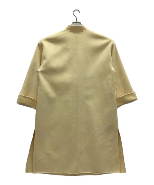 uncrave（アンクレイヴ）uncrave (アンクレイヴ) ロングコート イエローの古着・服飾アイテム