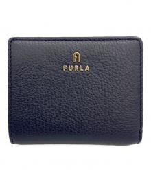 FURLA（フルラ）の古着「2つ折り財布」｜ネイビー×ブルー