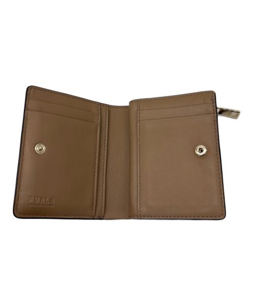 FURLA（フルラ）FURLA (フルラ) 2つ折り財布 ネイビー×ブルーの古着・服飾アイテム