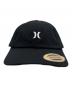 HURLEY (ハーレー) キャップ ブラック 未使用品：3000円