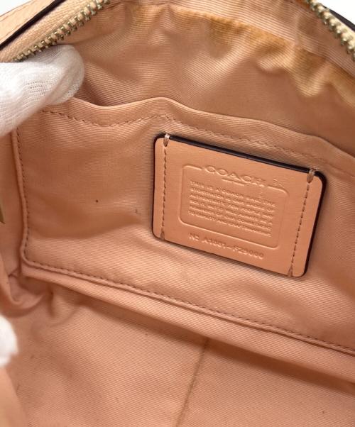 COACH（コーチ）COACH (コーチ) チェーンショルダーバッグ ピンクの古着・服飾アイテム