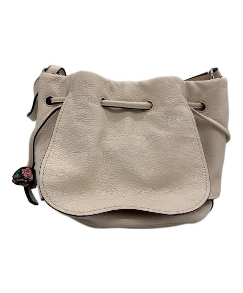 COACH（コーチ）COACH (コーチ) ショルダーバッグ アイボリー×ブラックの古着・服飾アイテム