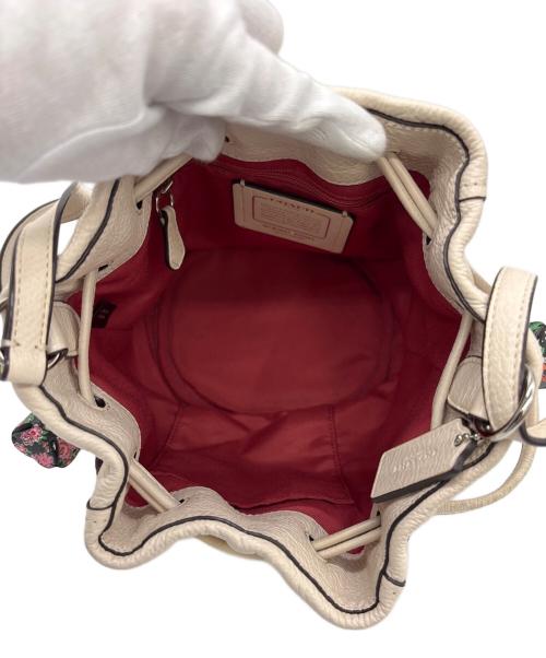 COACH（コーチ）COACH (コーチ) ショルダーバッグ アイボリー×ブラックの古着・服飾アイテム