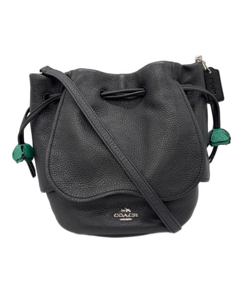 COACH（コーチ）COACH (コーチ) ショルダーバッグ ブラックグリーンの古着・服飾アイテム