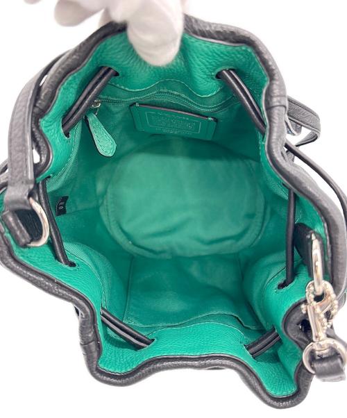 COACH（コーチ）COACH (コーチ) ショルダーバッグ ブラックグリーンの古着・服飾アイテム