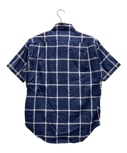 LACOSTE（ラコステ）LACOSTE (ラコステ) 半袖ボタンダウンシャツ ネイビー サイズ:US Mの古着・服飾アイテム