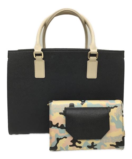 Samantha Vega（サマンサベガ）Samantha Vega (サマンサベガ) 2WAYショルダーバッグ ブラック×ベージュの古着・服飾アイテム