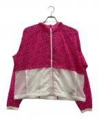 NEW BALANCEニューバランス）の古着「ウインドブレーカー」｜ピンク×ホワイト