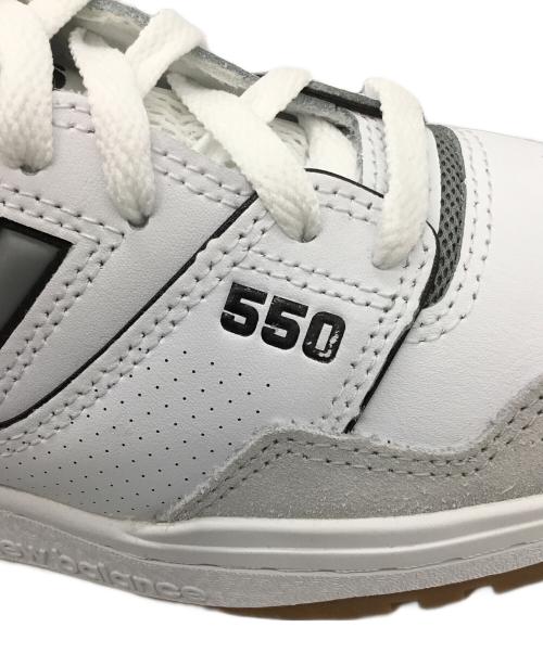 NEW BALANCE（ニューバランス）NEW BALANCE (ニューバランス) BB550ESC ホワイト×グレー サイズ:25の古着・服飾アイテム