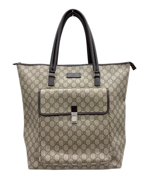 GUCCI（グッチ）GUCCI (グッチ) トートバッグ カーキの古着・服飾アイテム