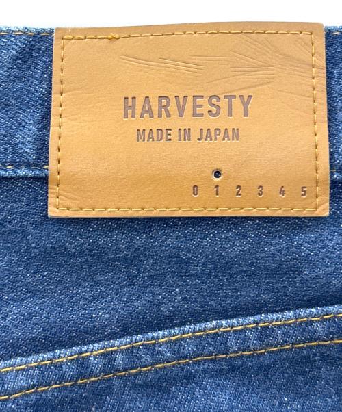 HARVESTY（ハーベスティー）HARVESTY (ハーベスティー) テーパードデニムパンツ ブルー サイズ:1の古着・服飾アイテム