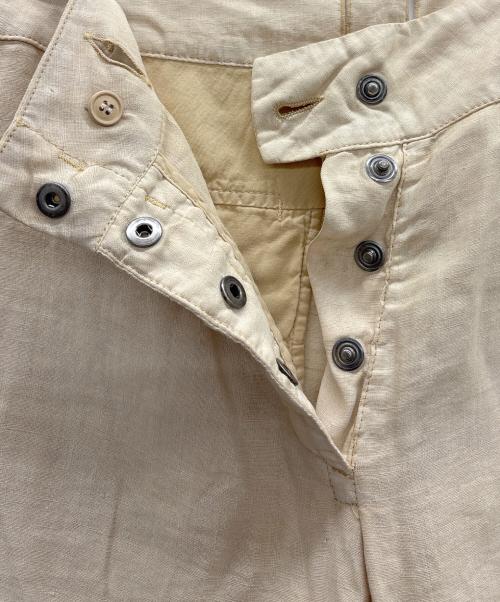 Maison Margiela（メゾンマルジェラ）Maison Margiela (メゾンマルジェラ) リネンパンツ ベージュ サイズ:38の古着・服飾アイテム