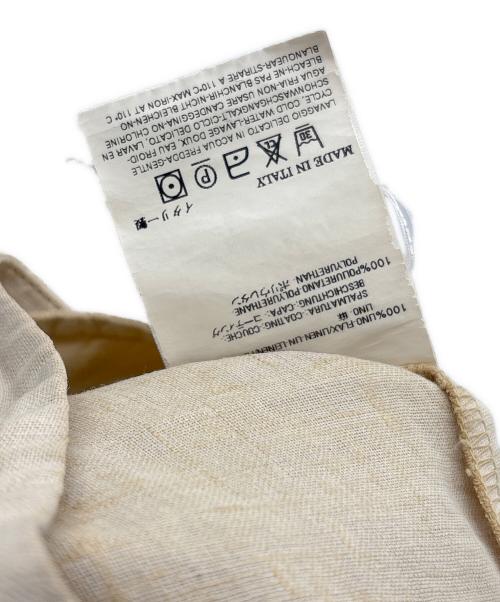 Maison Margiela（メゾンマルジェラ）Maison Margiela (メゾンマルジェラ) リネンパンツ ベージュ サイズ:38の古着・服飾アイテム