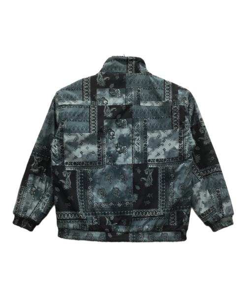 FIRST DOWN（ファーストダウン）FIRST DOWN (ファーストダウン) リバーシブルボアジャケット ブラック×ブルー サイズ:Lの古着・服飾アイテム