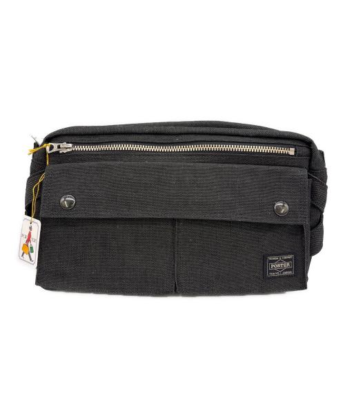 PORTER（ポーター）PORTER (ポーター) スモーキー　ウエストバッグ ブラック 未使用品の古着・服飾アイテム