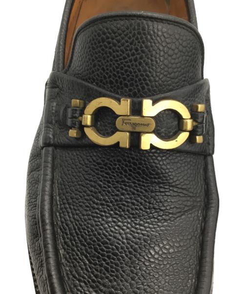Salvatore Ferragamo（サルヴァトーレ フェラガモ）Salvatore Ferragamo (サルヴァトーレ フェラガモ) ビットローファー ブラック サイズ:25.5の古着・服飾アイテム