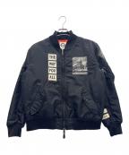 ROUNDEL by London Undergroundラウンデル・バイ・ロンドン・アンダーグラウンド）の古着「MA-1ジャケット」｜ブラック