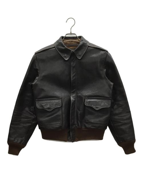 THE REAL McCOY'S（ザ・リアルマッコイズ）THE REAL McCOY'S (ザ・リアルマッコイズ) A-2フライトジャケット ダークブラウン サイズ:36の古着・服飾アイテム