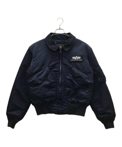 ALPHA（アルファ）ALPHA (アルファ) MA-1ジャケット ネイビー サイズ:Mの古着・服飾アイテム