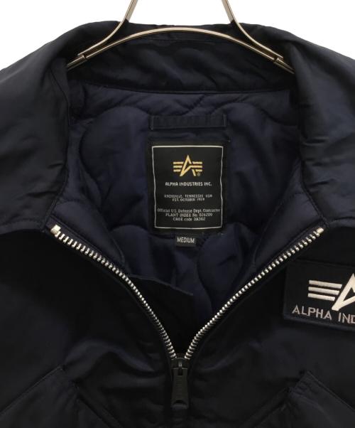 ALPHA（アルファ）ALPHA (アルファ) MA-1ジャケット ネイビー サイズ:Mの古着・服飾アイテム