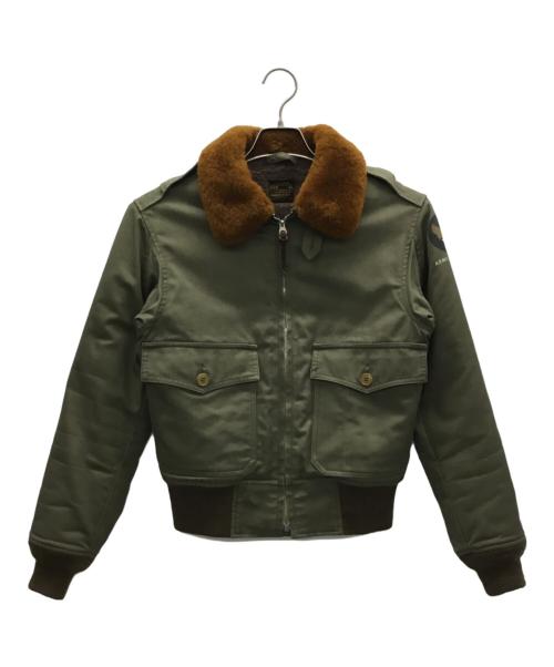 THE REAL McCOY'S（ザ・リアルマッコイズ）THE REAL McCOY'S (ザ・リアルマッコイズ) B-10 スタッグコート カーキ サイズ:34の古着・服飾アイテム